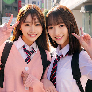 【無料フル動画】ももちゃん＆みなみちゃん｜無垢｜skho176